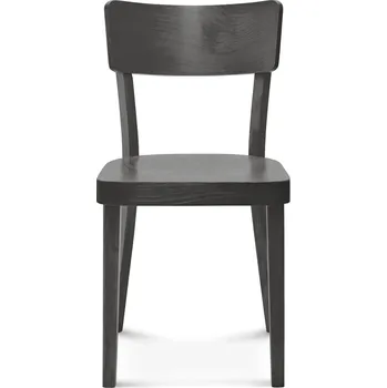 Jídelní židle Židle Solid - Fameg Černé mořidlo, Židle Bez Čalounění 45x84 cm