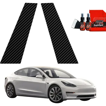 Polep vozidla Carbonová fólie na sloupky, Tesla Model 3, 2017-2020 (PR-334085945)