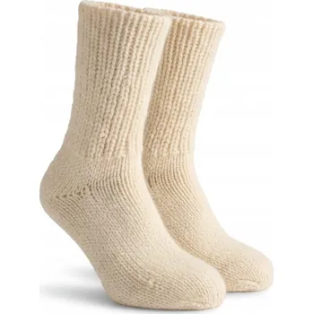 Pánské ponožky Ponožky Góralskie NATURALNE 100% VLNĚNÉ zimní ZDRAVOTNÍ BÍLÉ dárek