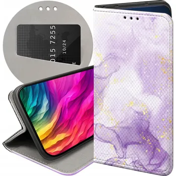 Pouzdro na mobilní telefon Flipové pouzdro Hello Case pro Motorola Moto G10, Moto G30 fialové