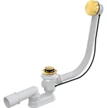 BESCO Vanový sifon automat s přepadem Barva: Zlatá