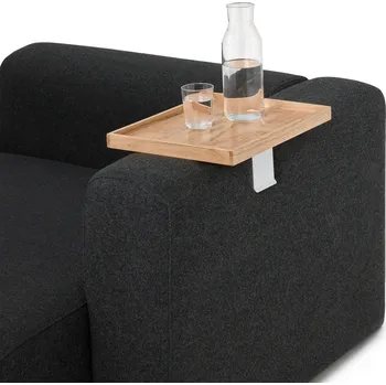 723823 - Tchibo - Podnos na pohovku z masivního dřeva - barva: hnědá