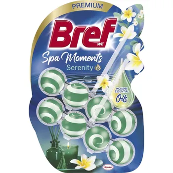 WC čistič Bref WC blok Spa Moments Serenity, 2× 50 g
