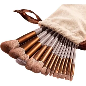 Kosmetický štětec Sada štětců na líčení, 13 kusů, syntetické