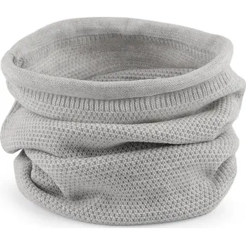 Čepice Dámská / dívčí zimní čepice / nákrčník Lamblook - 13 šedá světlá nákrčník