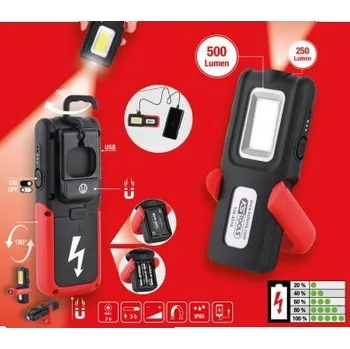 Auto-moto KS TOOLS Mobilní dílenská ruční svítilna, ohebná, 500 lumen, 150.4510