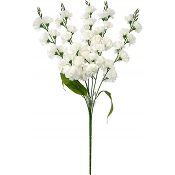 umělá květina Umělé karafiáty v kytici 70 cm, dekorativní květiny na hrob do vázy, růžové