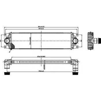 Chladič motoru Chladič turba HART 606 481