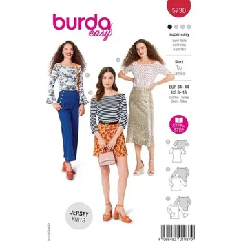 Střih Burda na dámské tričko 5730 -