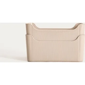 Úložný box DIALI 773501 24 × 17 × 13 cm béžová