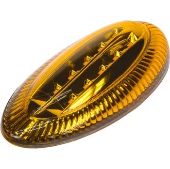 Směrový světlomet Boční obrysové světlo LED, oranžový ovál, ECE R10