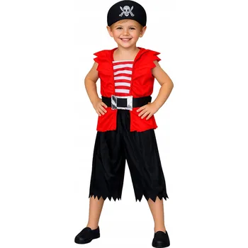 Karnevalový kostým Pirátský Kostým Pirátský kostým Jack Corsair Sparrow vel 110-120 cm.