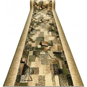 Koberec Weltom Běhoun BCF Impresa Olivka zelený Šíře: 50 cm