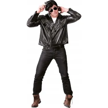 Moto bunda KOŽENÁ MOTORKÁŘSKÁ BUNDA RETRO ČERNÁ VELIKOST L