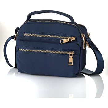 Kabelka 3Pagen Taška Lea námořnická modrá 22x9x16 cm