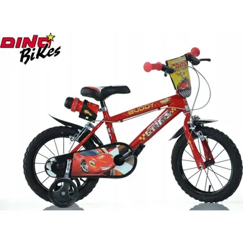 Dětské kolo Dětské kolo Disney Auta 14 cali kolo 14" červené