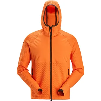 Pánská móda Mikina FlexiWork Active Comfort s kapucí oranžová vel. XS Snickers Workwear Velikost: XXXL