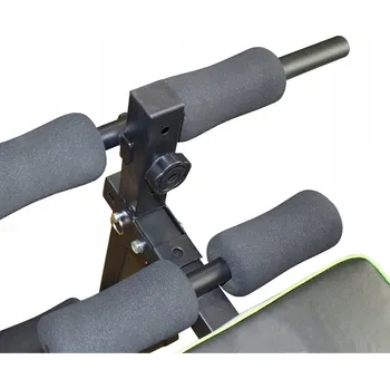 Posilovací lavice ŠIKMÁ LAVICE NA CVIČENÍ BŘIŠNÍCH SVALŮ NASTAVITELNÁ TRÉNINKOVÁ POD ČINKU