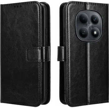 Pouzdro na mobilní telefon Flipové pouzdro Erbord pro Xiaomi Redmi Note 15 5G, černé