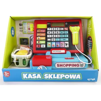 Hra na obchod Pokladna se skenerem a vahou