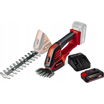 Zahradní nůžky EINHELL NŮŽKY NA TRÁVU A ŽIVÝ PLOT GE-CG 18/100 3410313 SADA + AKUMULÁTOR 2,5AH