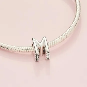 Přívěsek PANDORA ORIGINÁLNÍ PŘÍVĚSEK / CHARMS PÍSMENO PR53