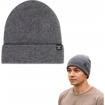 Čepice Čepice WOOLCANO MERINO HAT1037 šedá OS