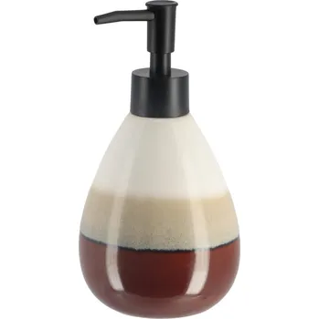 Dávkovač mýdla Tricolor, kombinace barev/s černými prvky, 370 ml