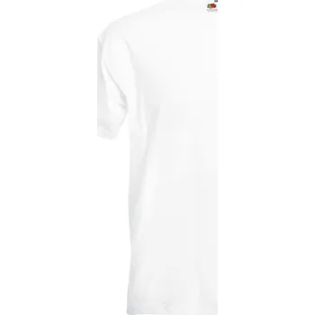 Pánské tričko FRUIT OF THE LOOM SUPER PREMIUM T / Pánské bavlněné tričko s krátkým rukávem - bílá XXL