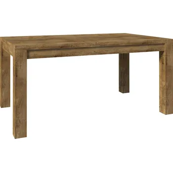 Jídelní set Stůl Nevada 160x90 Dub Lefkas Temný, ST