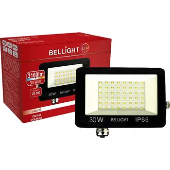 Halogenový LED reflektor 30W 4000K 3160lm IP65 Černý