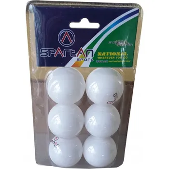 Pingpongový míček Míčky na stolní tenis PING PONG 1 HVĚZDA 6 KS TRÉNINKOVÉ