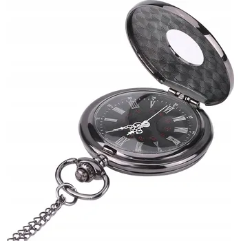Hodinky KLASICKÉ KAPESNÍ HODINKY ČERNÉ