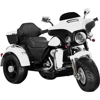 Dětské elektrovozidlo RKToys Dětská elektrická motorka Chopper White