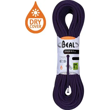 Lano Beal Joker 9,1 mm Unicore Dry Cover Délka: 70 m / Barva: purple