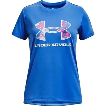 Dívčí oblečení Dívčí tričko Under Armour TECH SOLID yxl Modrá, Bílá, Růžová
