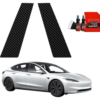 Polep vozidla Carbonová fólie na sloupky, Tesla Model 3, 2021- , (PR-334085949)