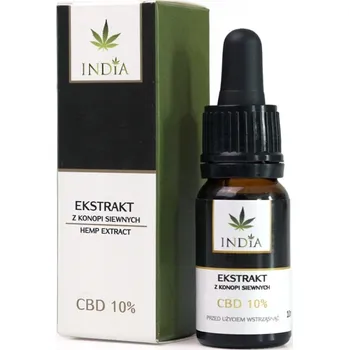 CBD Konopný olej CBD 10% India Cosmetics konopný olej CBD 10 ml