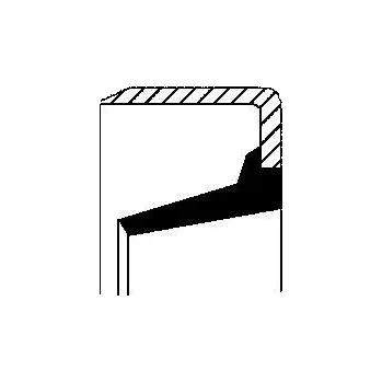 Těsnicí kroužek hřídele, náboj kola CORTECO 12011541B