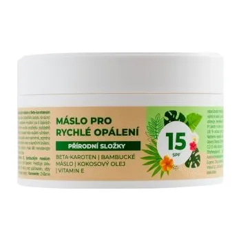 Opalování Helios Herb opalovací máslo SPF 15 s přírodními složkami 200 ml