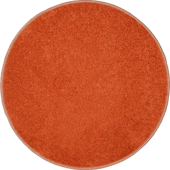 Koberec Kusový koberec Eton terra kruh, 200x200 (průměr) kruh, oranžová, obývací pokoj, AladinWorld Expres - 1 rok na vrácení + DOPRAVA ZDARMA k Vám i zpět