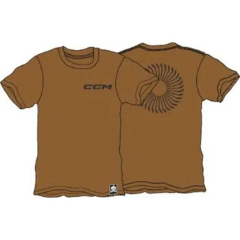 Pánské tričko CCM Triko CCM All Outside Mentra SR, Barva BRO, Velikost XXL 700467
