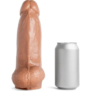 Dildo Mr. Hankey’s Toys Axel Medium, prémiové silikonové dildo s Vac-U-Lock 23,9 x 4,8–6,8 cm