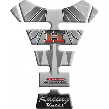 HSM Keiti Tankpad Colour Honda, stříbrný, THD-204S na motorku