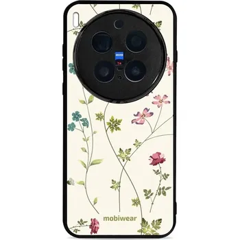 Pouzdro na mobilní telefon Lesklý kryt Mobiwear Glossy - Vivo X300 Pro - G035G - Tenké rostlinky s květy (Prémiové lesklé pouzdro, obal, kryt Mobiwear Glossy na mobil Vivo X300 Pro - G035G - Tenké rostlinky s květy, materiál Plast + TPU silikon - krytí po všech stranách,)