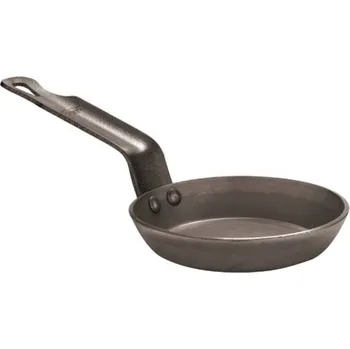 Pečicí pánev Sambonet Paderno Industrie PÁNEV NA BLINY - ČERNÁ OCEL průměr 12 cm