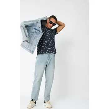 Sinsay - Tričko SmileyWorld® - námořnická modrá - 7299F-75X - 7299F-75X-XL