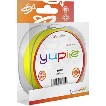 Delphin Vlasec YUPIE Fluo Žlutý 300 m 0,22mm 4,2kg 300m