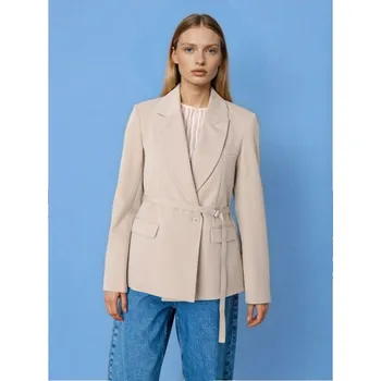 Sinsay - Sako s příměsí viskózy - béžová - 427GY-08M - 427GY-08M-M