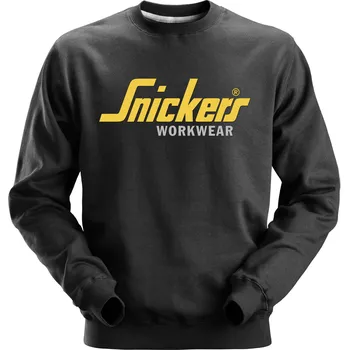 Pánská mikina Mikina Snickers Workwear Classic s dlouhými rukávy černá vel. XS Snickers Workwear Velikost: XS